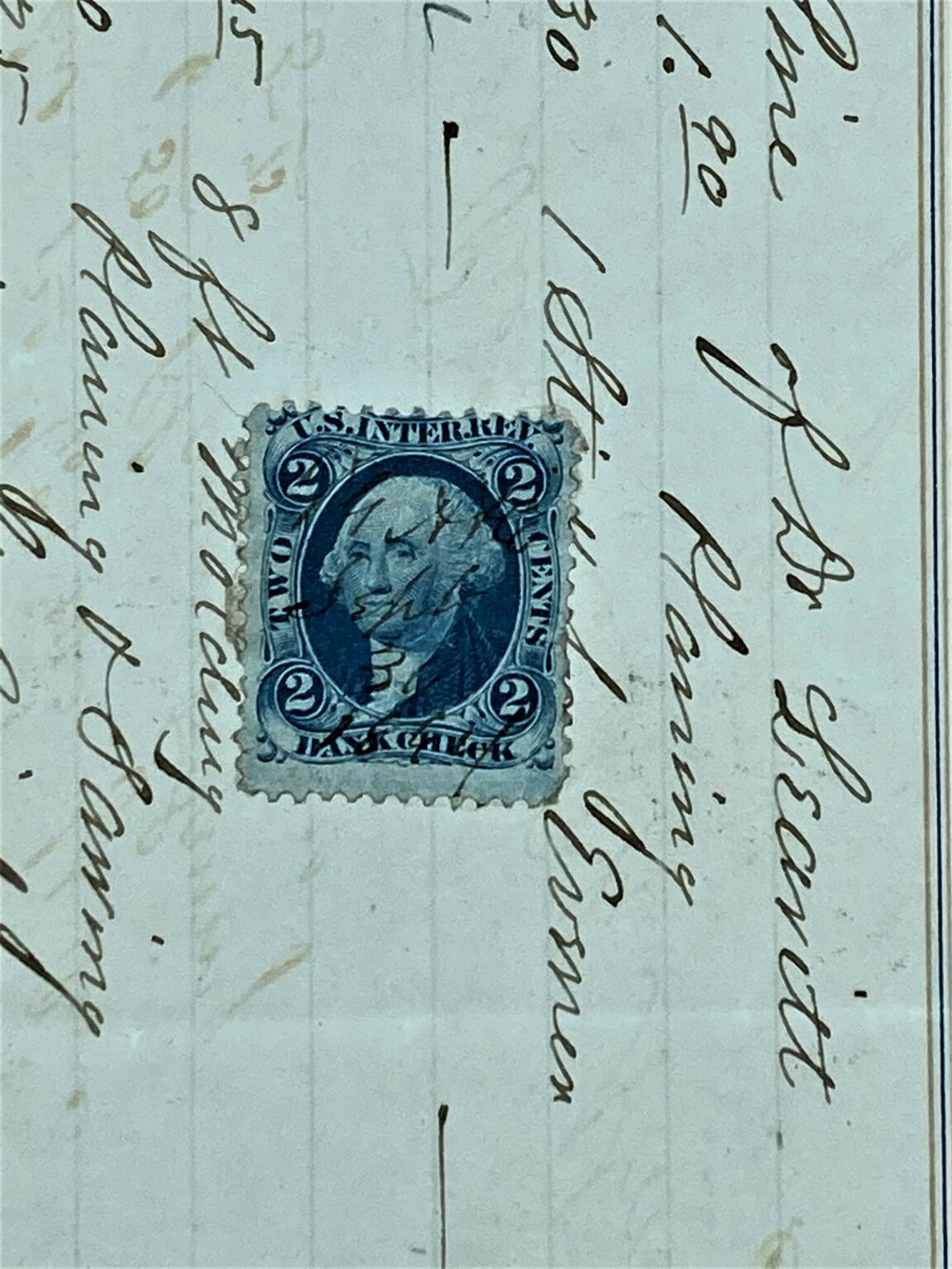 Close-up of stamp