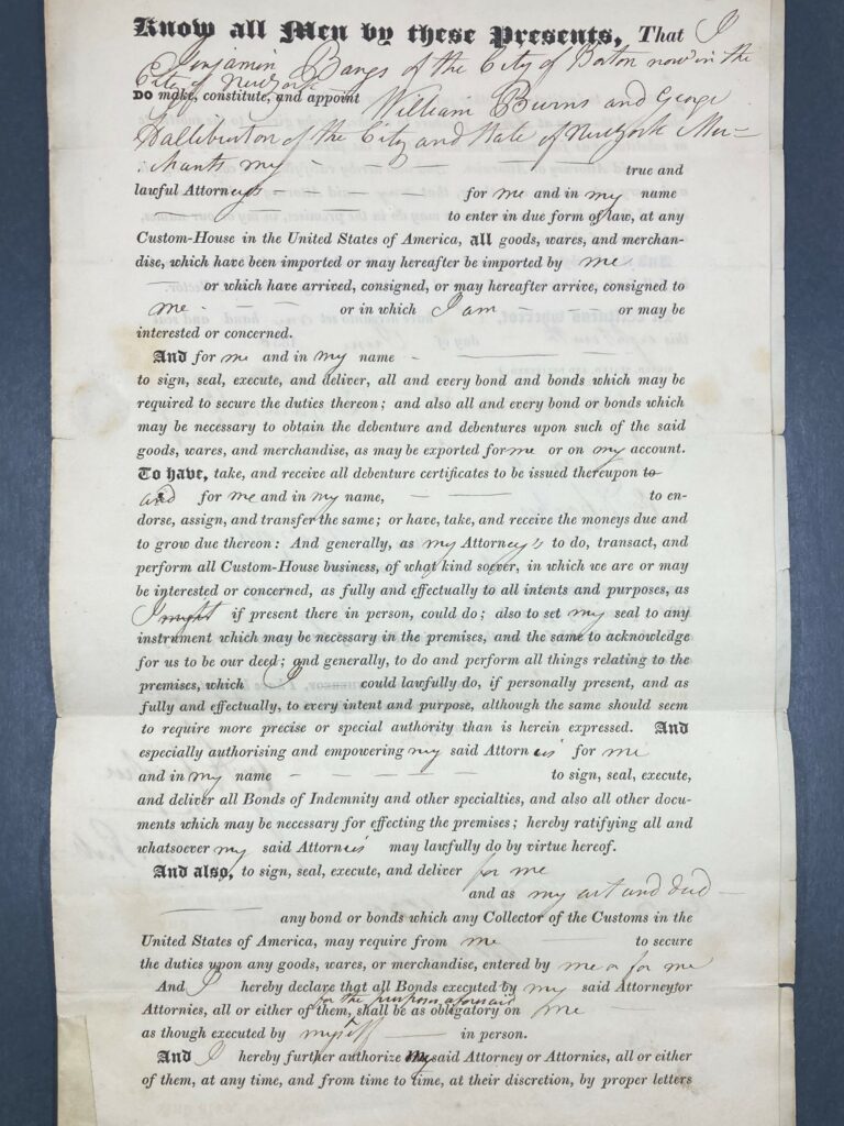 Power of Attorney Form